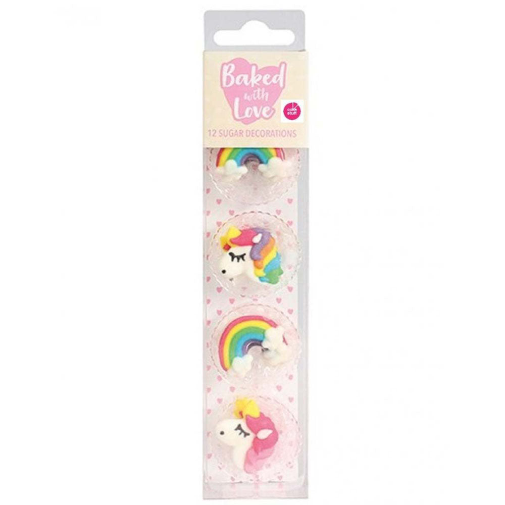 baked with love unicorn sugar pipings