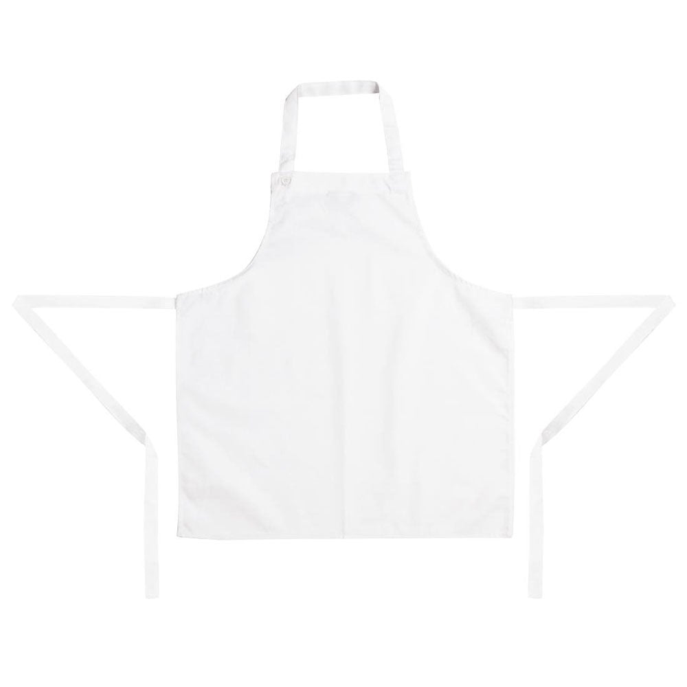 kids apron white