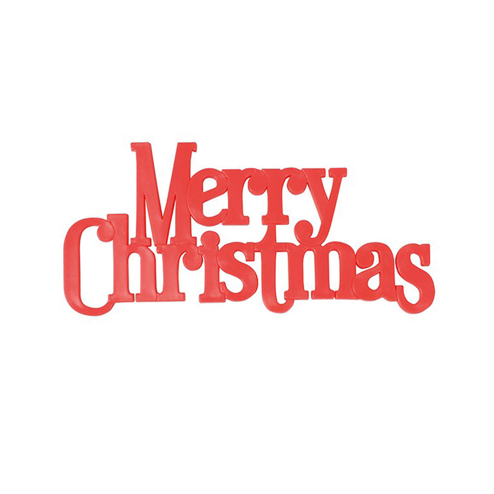 merry christmas red motto