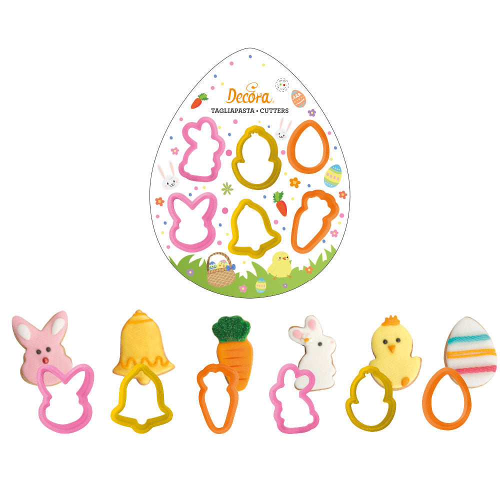 decora mini easter egg cookie cutters