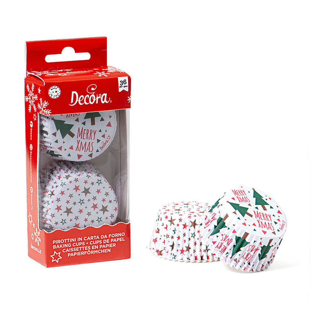 decora chrismtas cupcake cases