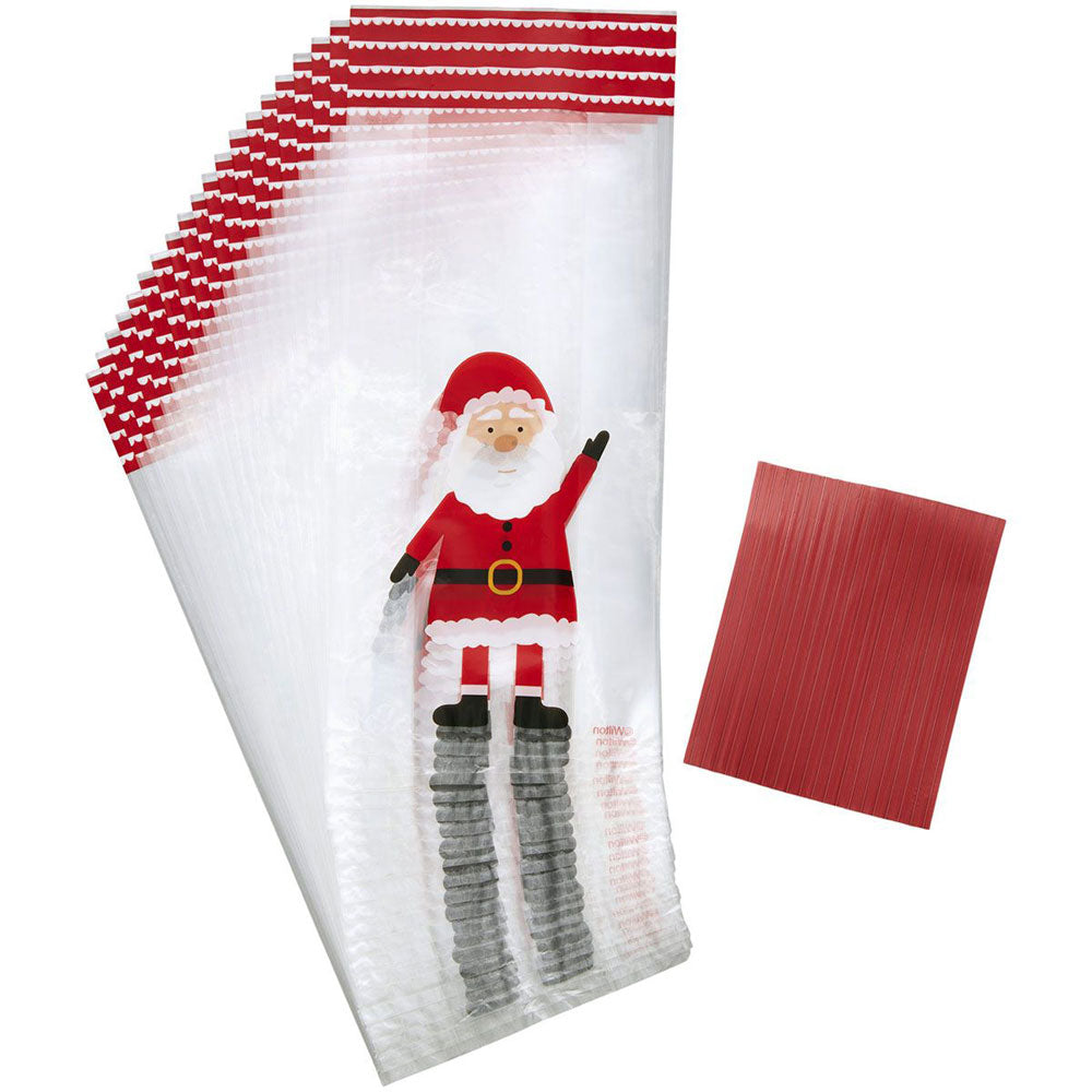 christmas santa treat bag