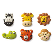 jungle animal sugar decorations