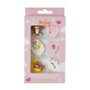 baby pink baby girl toppers