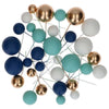 decorative blue gold balls