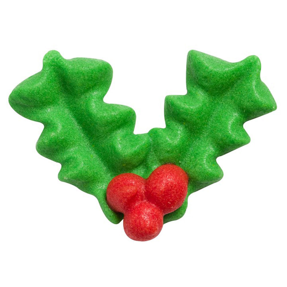 holly sprinkle sugar piping