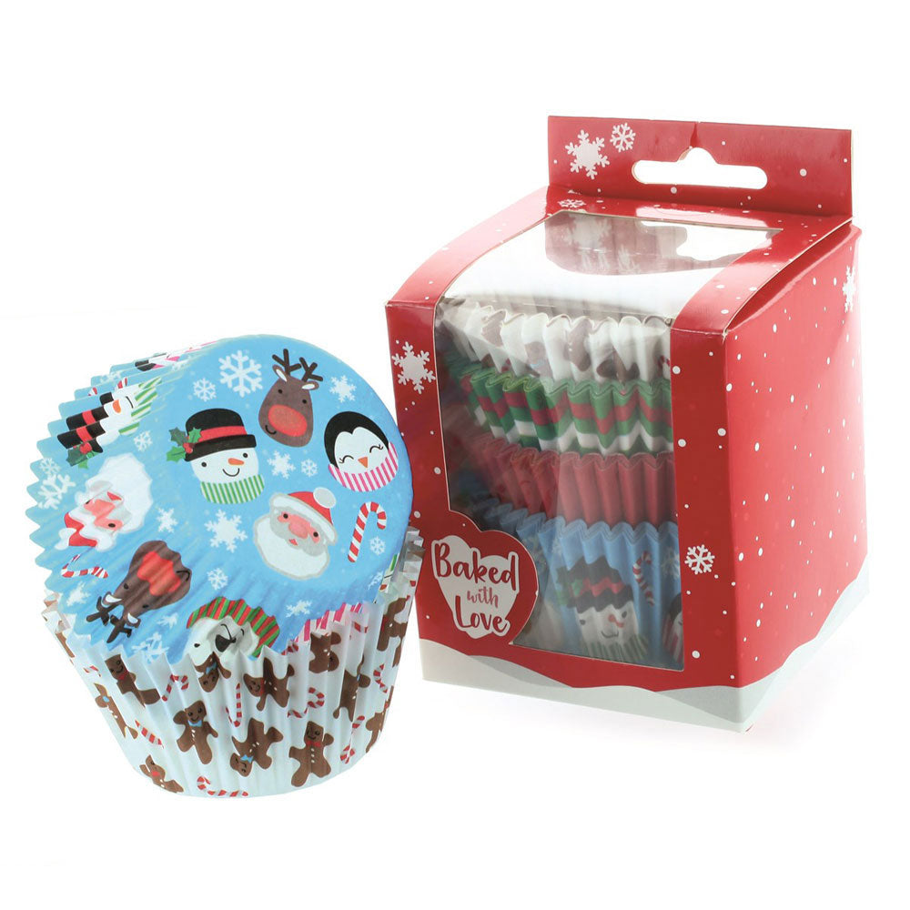 Christmas cupcake cases christmas friends