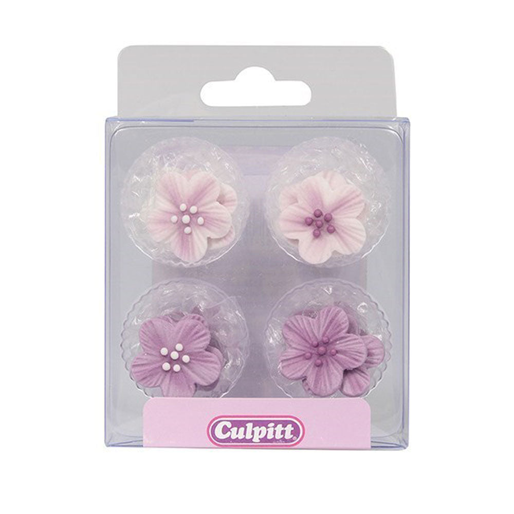 lilac sugar flowers