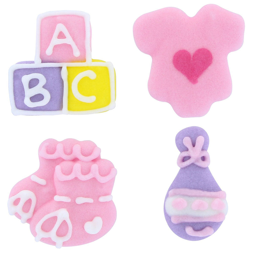 culpitt baby pink sugar decorations