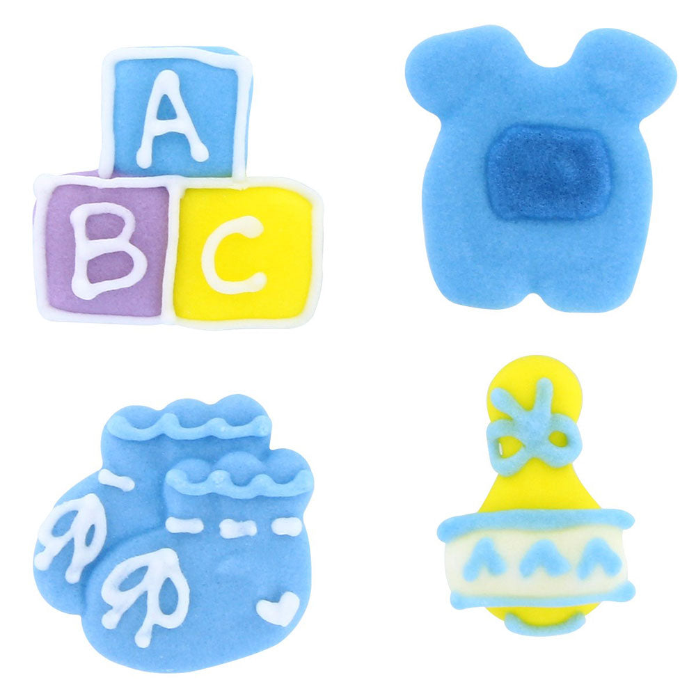culpitt baby blue sugar decorations