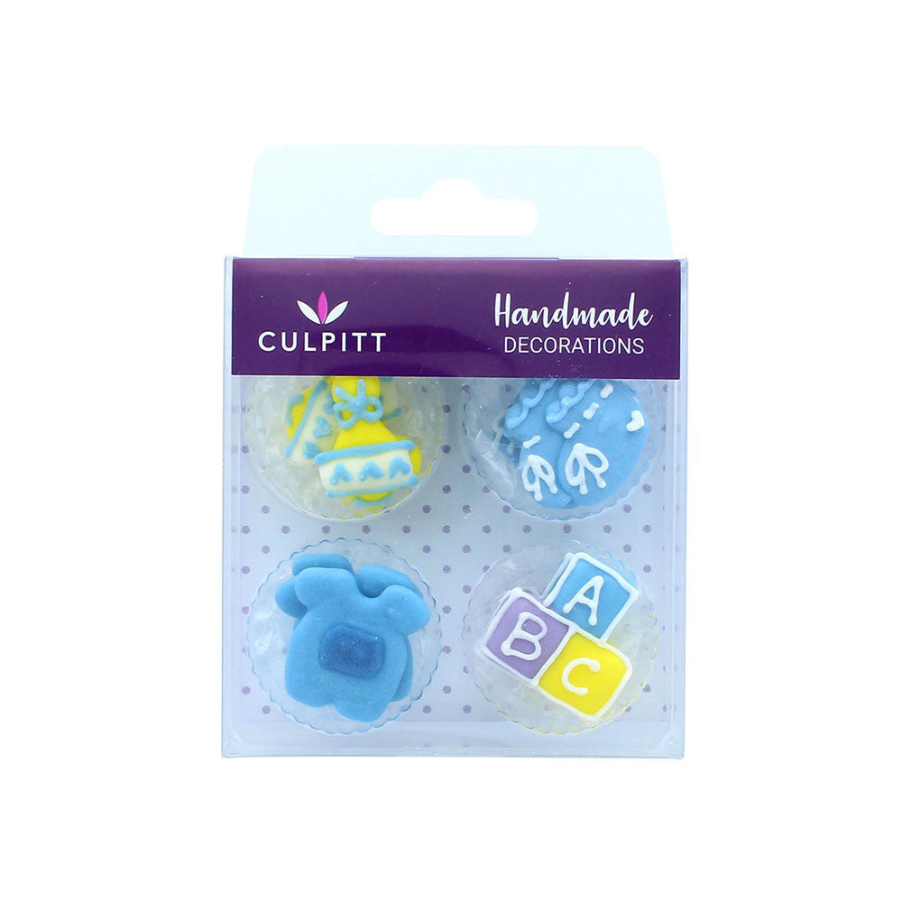 culpitt baby blue sugar decorations