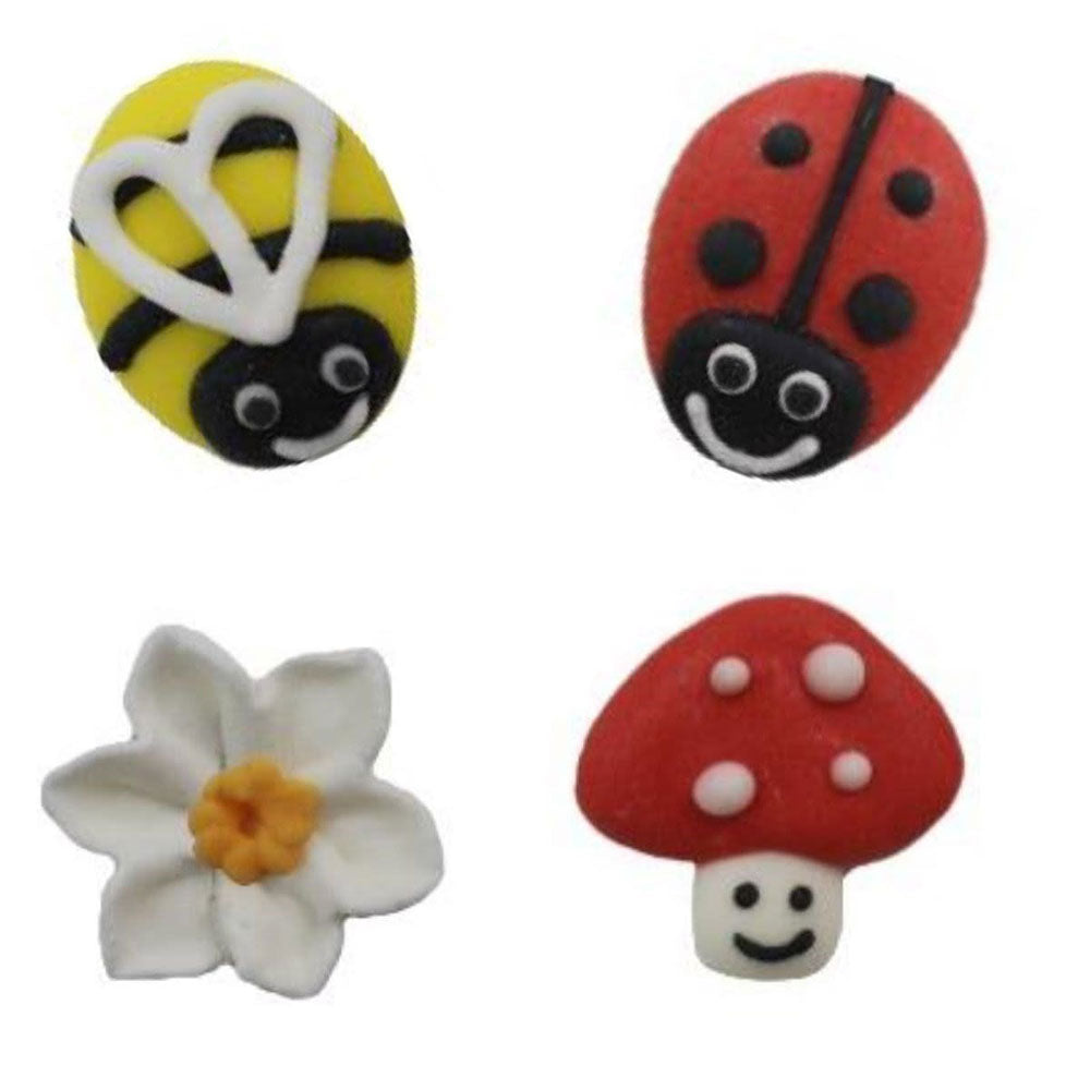 Sugar decoration culpitt bee and ladybird