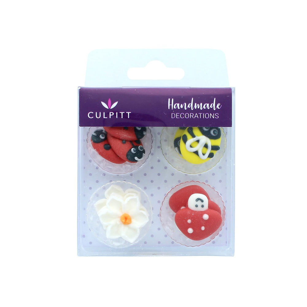 Sugar decoration culpitt bee and ladybird