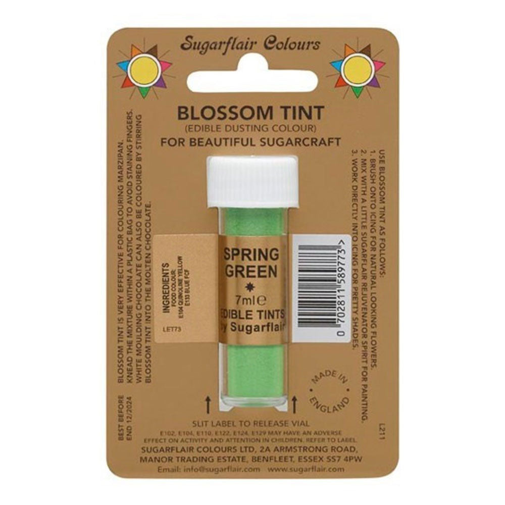 sugarflair spring green dust food colouring