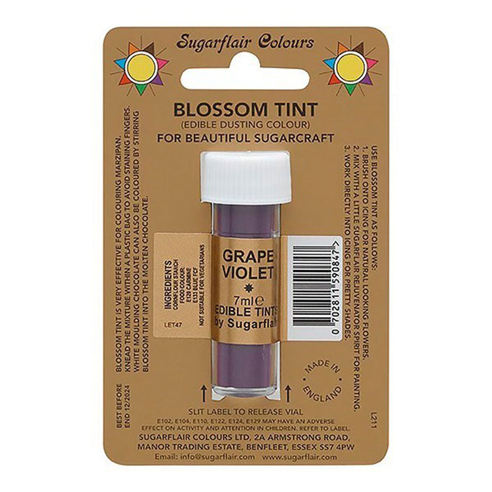 sugarflair dust grape violet