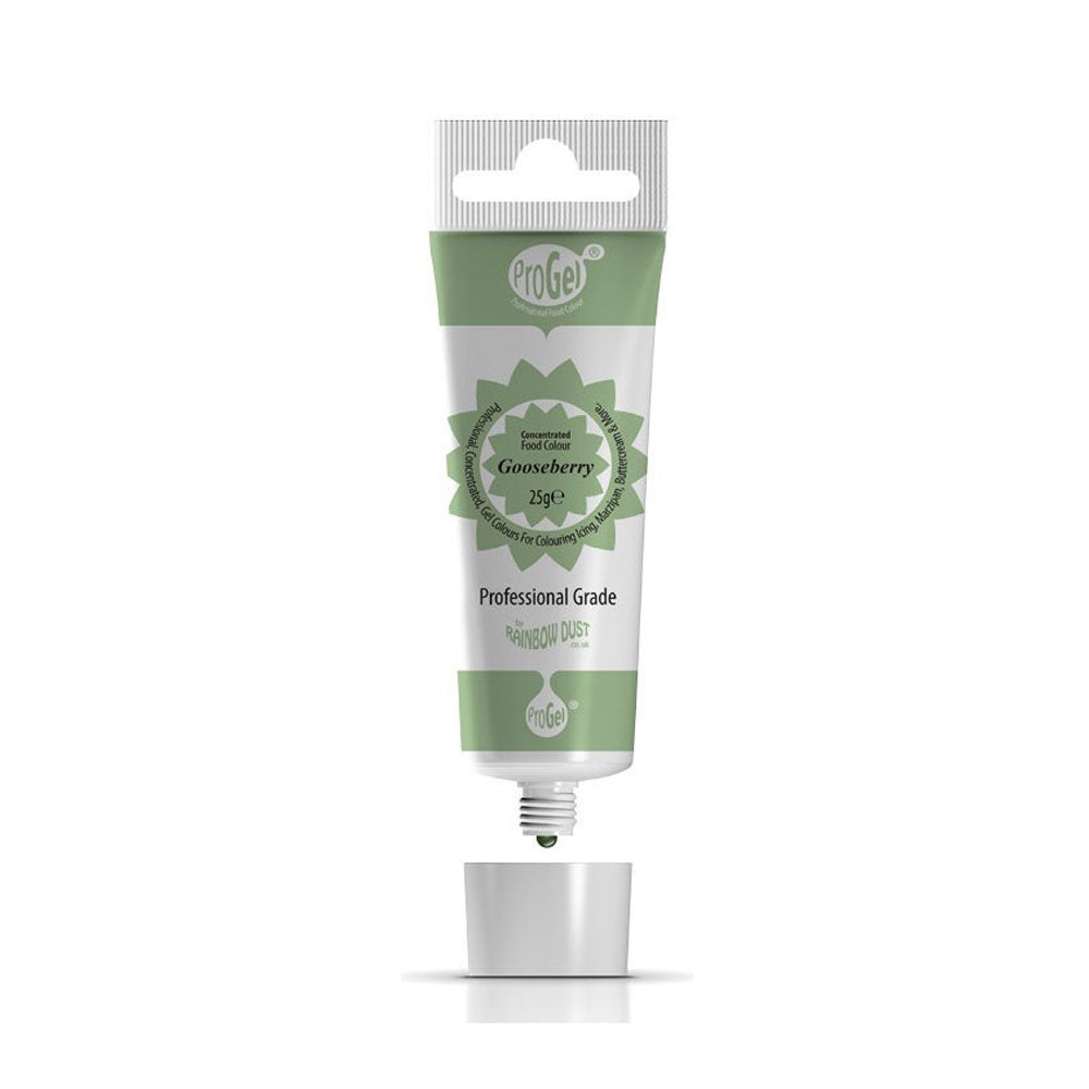 progel gooseberry food colouring