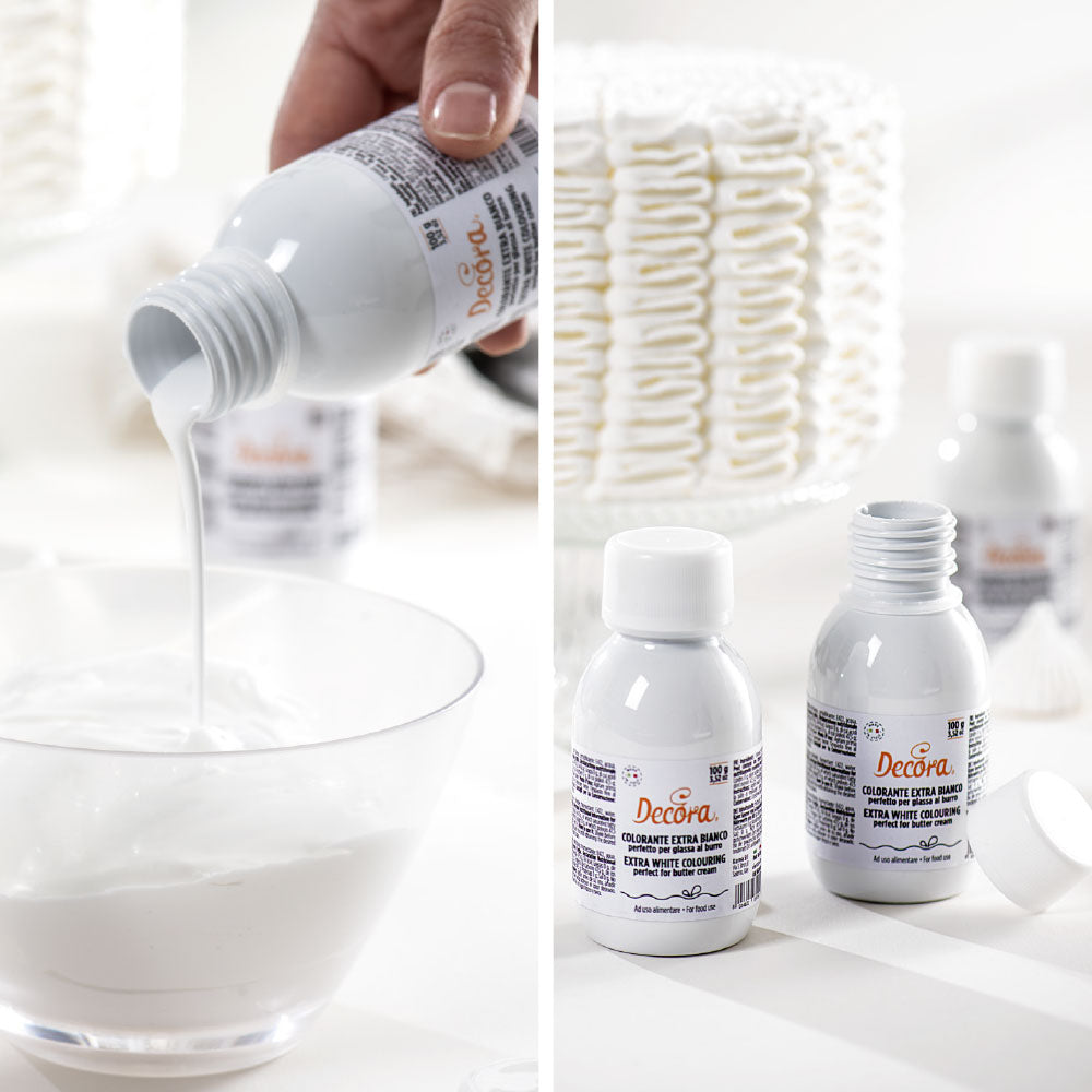 decora white food colouring