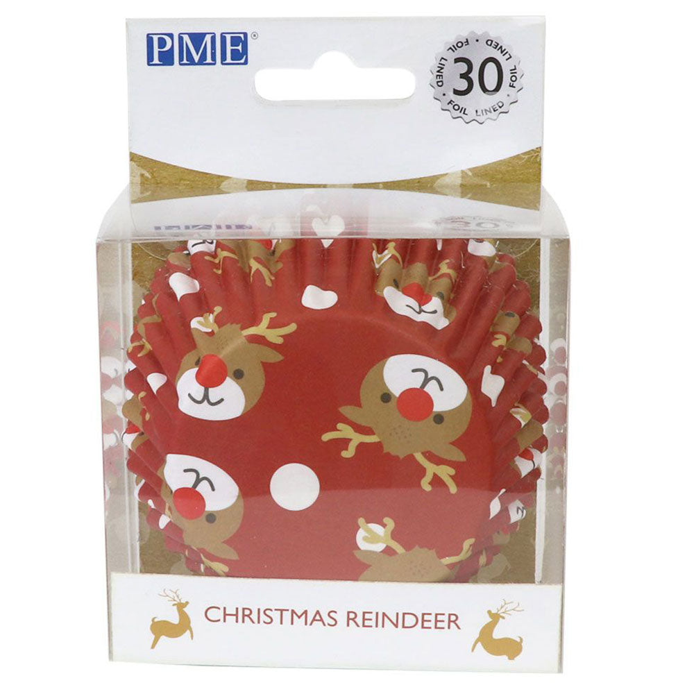 pme reindeer cupcake cases