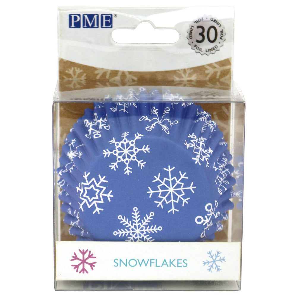 pme snowflake design cupcake case