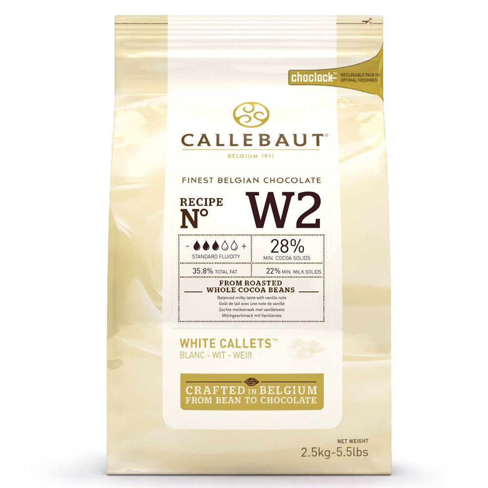 white chocolate callebaut