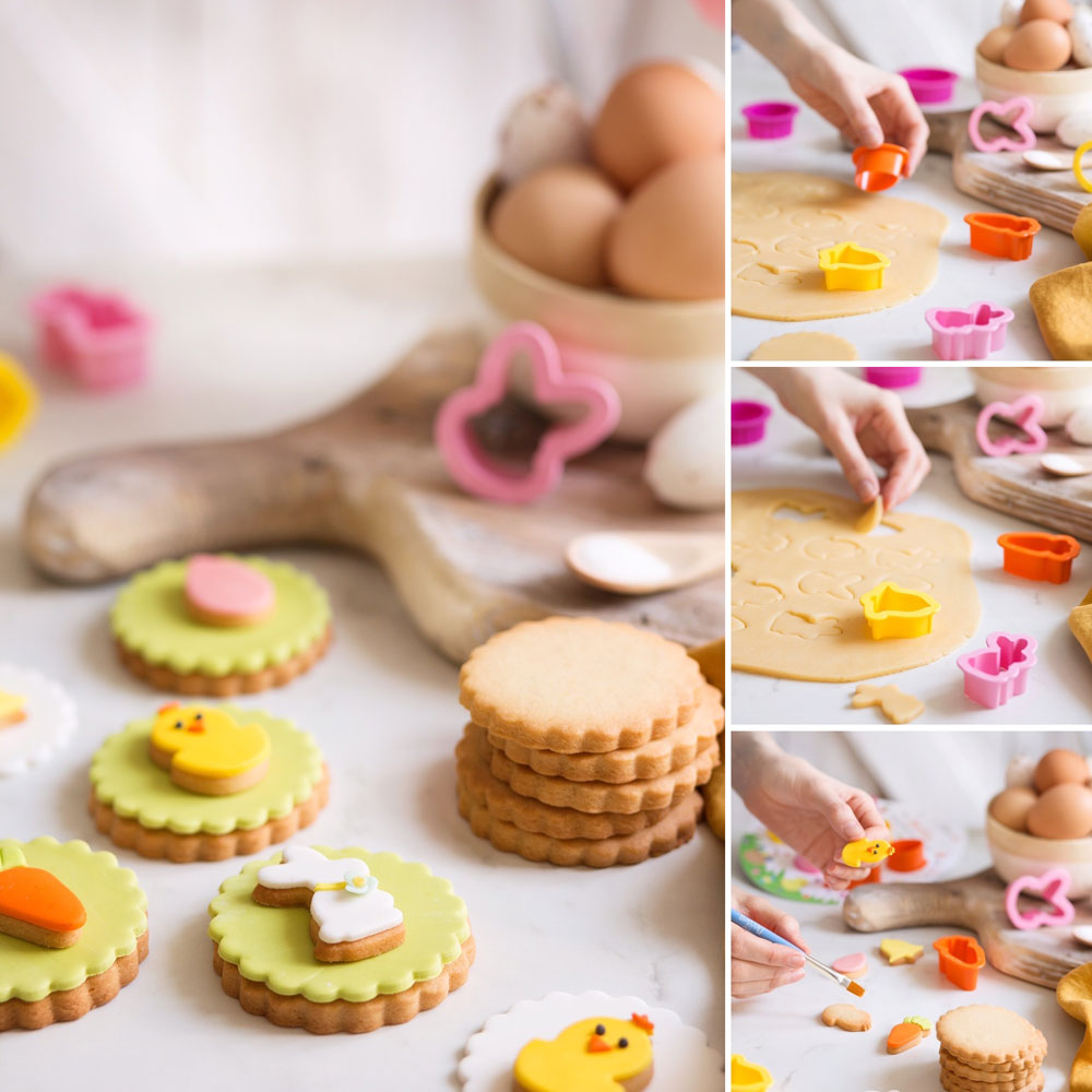 decora mini easter egg cookie cutters