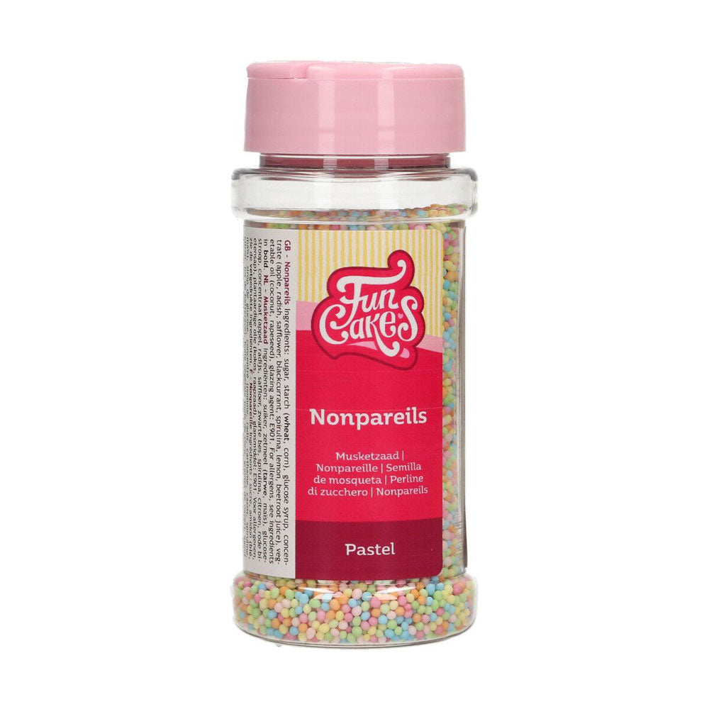 funcake nonpareils sprinkles pastel