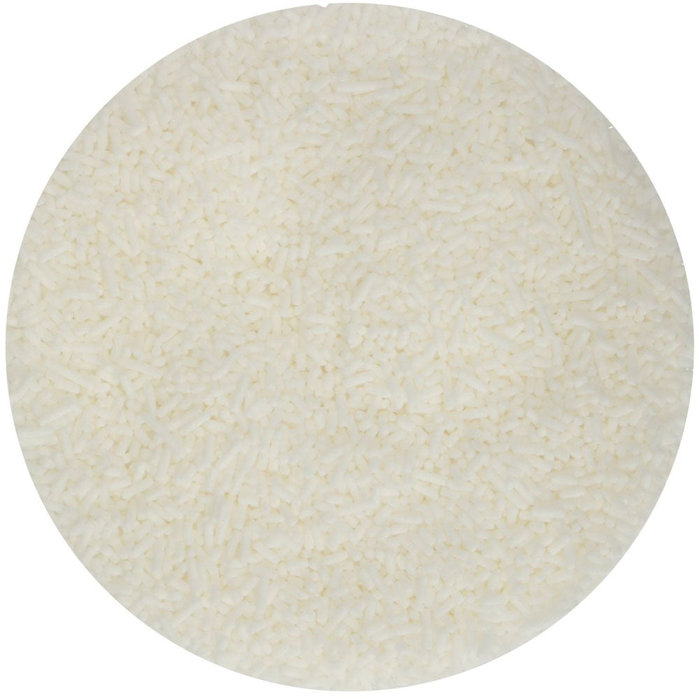 white sugar strands
