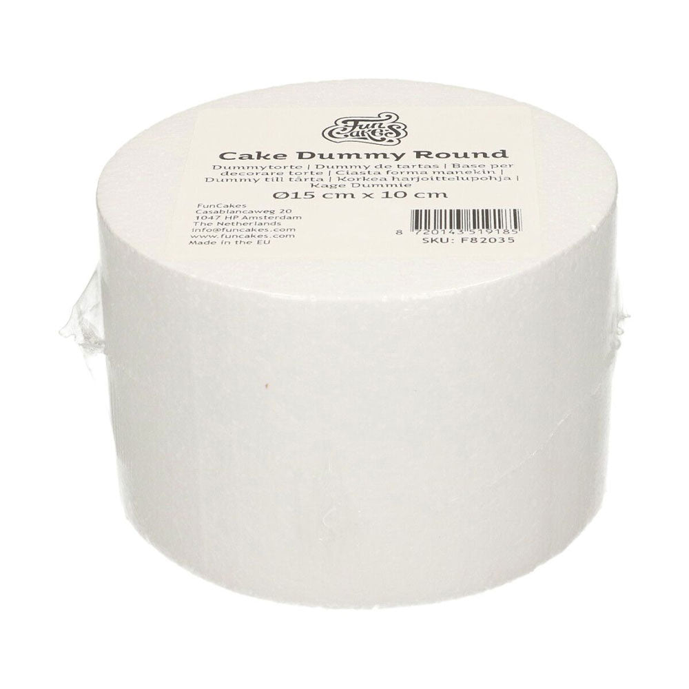 Cake dummy round cake dummies 6" round x 4" high