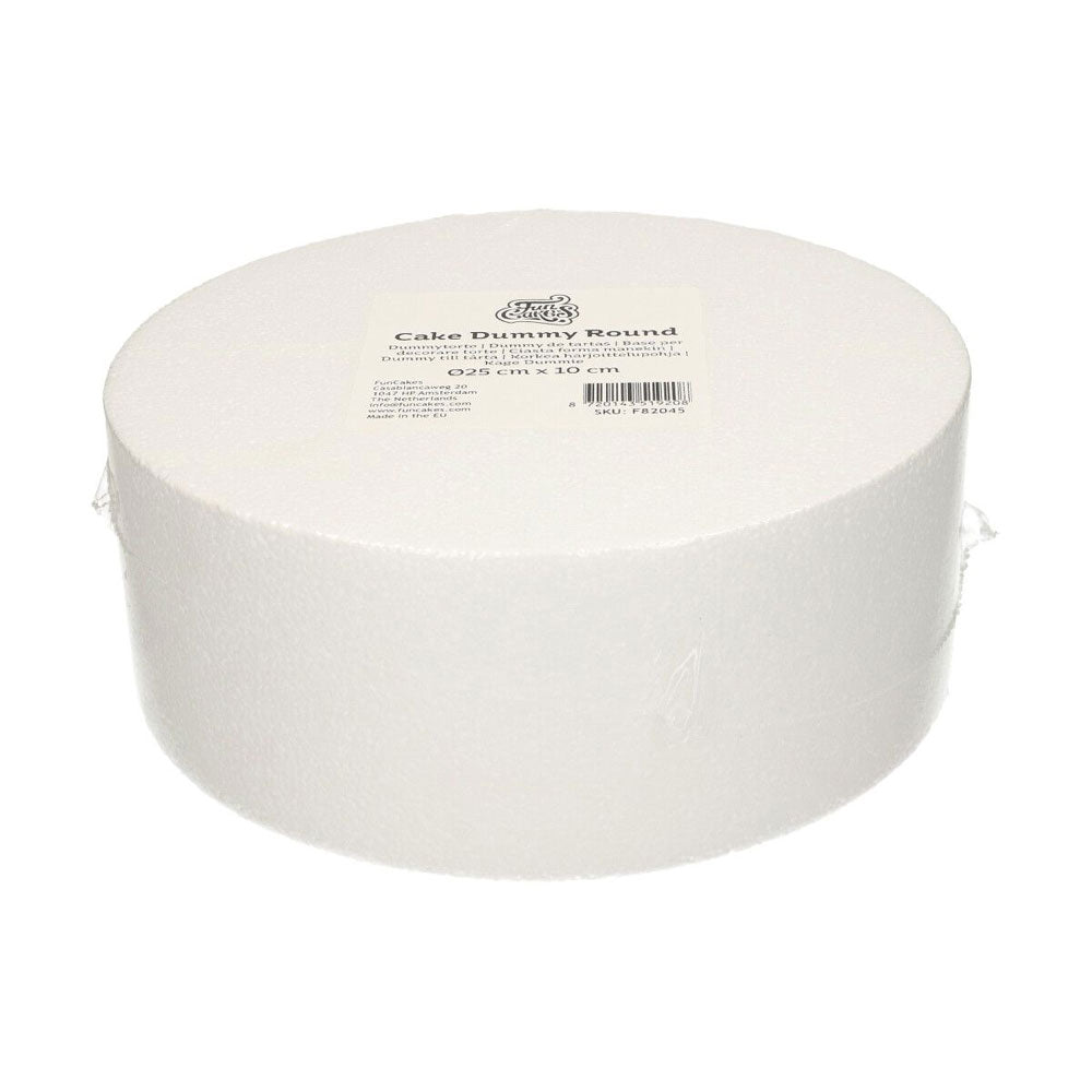 Cake dummy round cake dummies 10" round x 4" high
