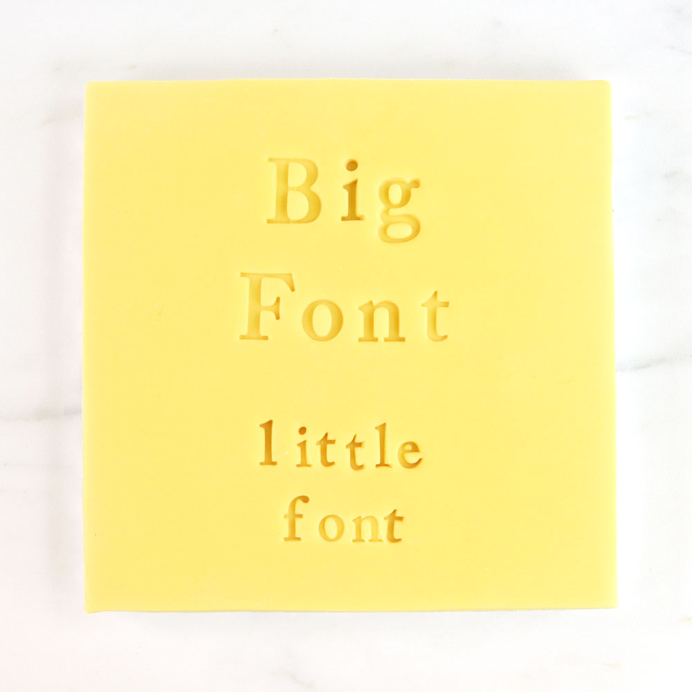 PME Fun Fonts Lettering Set 2- Cookie and Cupcake