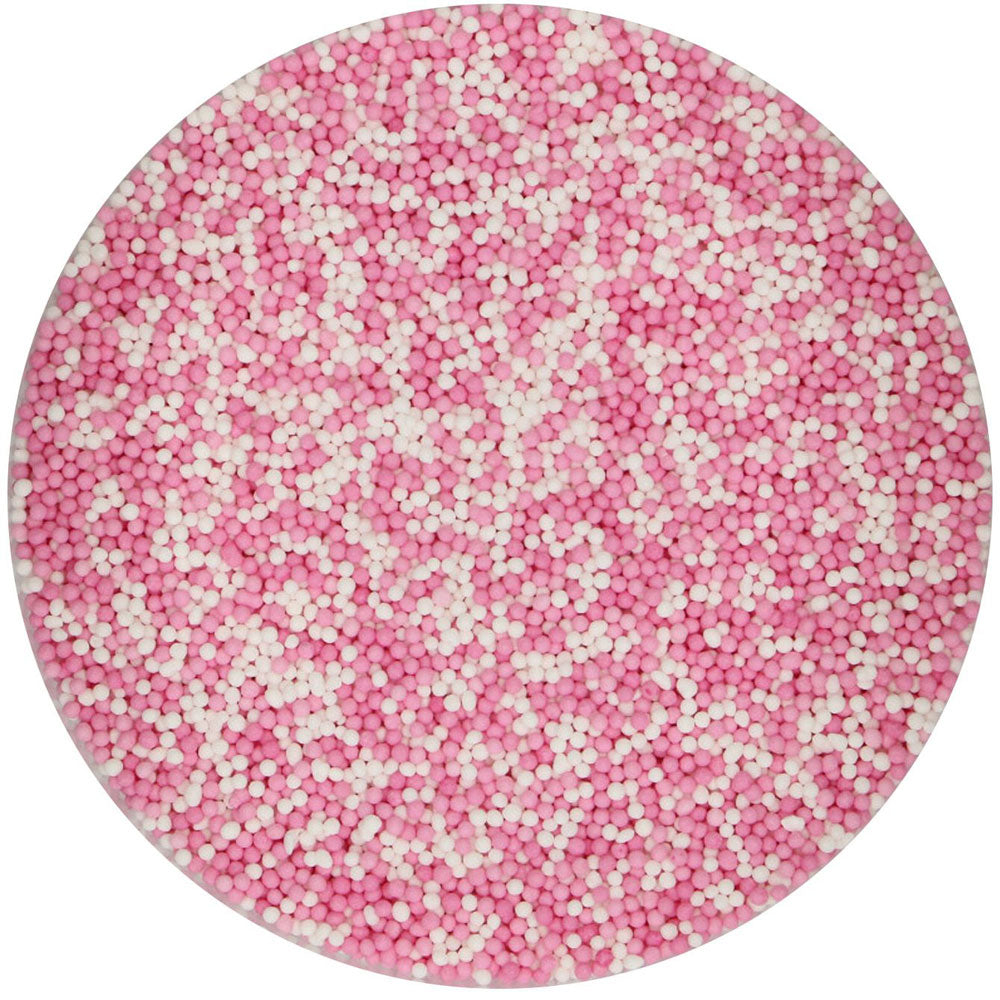 FunCakes Pink Nonpareils gluten free sprinkles