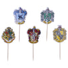 harry potter cupcake toppers hogwarts crests