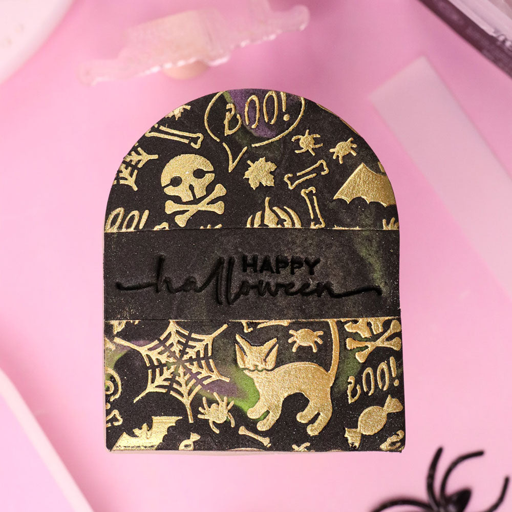 Sweet stick stencil Halloween design