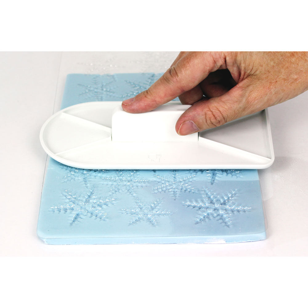 PME texture mat snowflake pattern