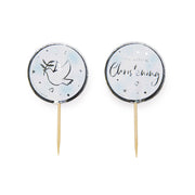 Christening cake topper pic
