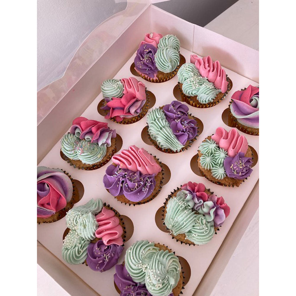 buttercream piping cupcake class