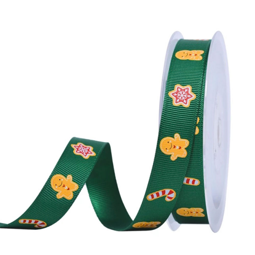 green gingerbread ribbon