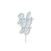 Baby Boy acrylic cake topper