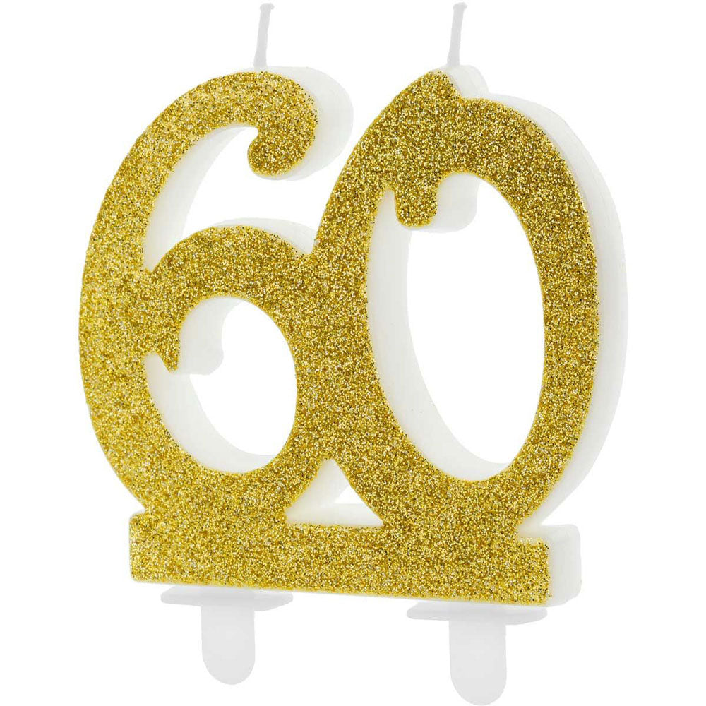 party deco gold candle 60
