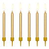 Party Deco Candles Gold