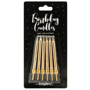Party Deco Candles Gold