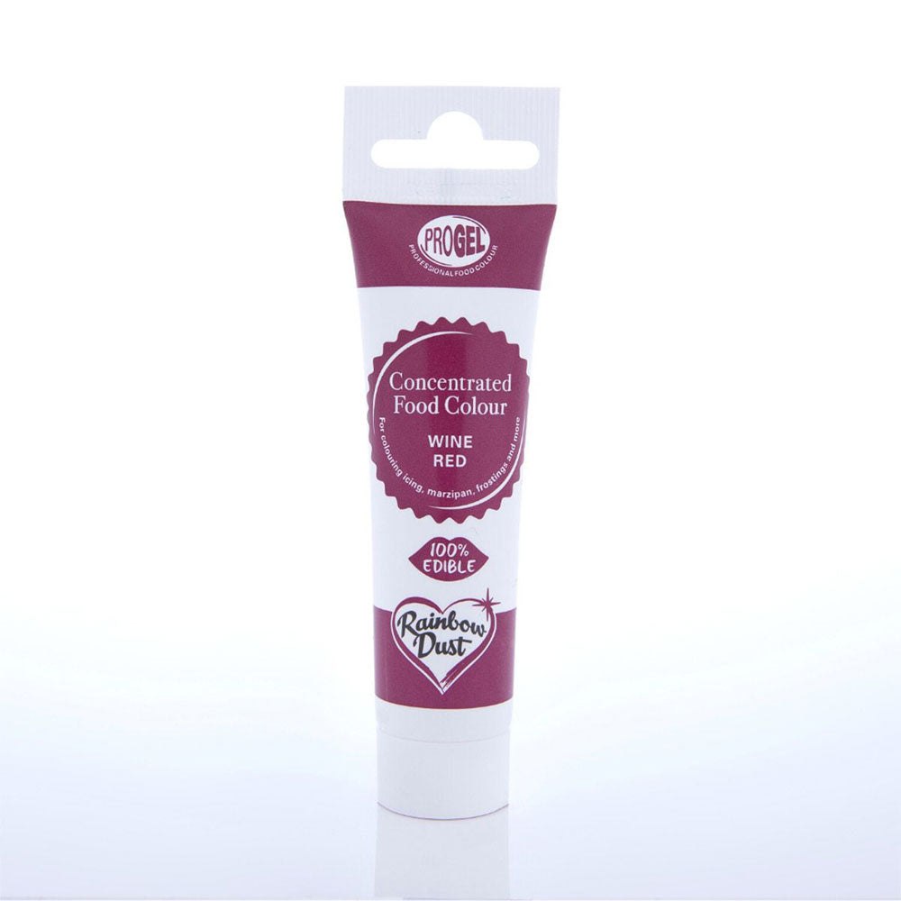 progel wine red food colour