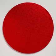 red cake drum board
