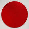 red cake drum board