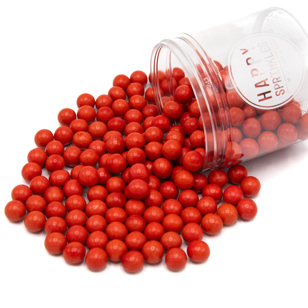happy sprinkles red chocolate pearls