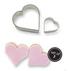 PME set of two heart cutters