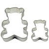 PME set of 2 cookie cutters teddy bear