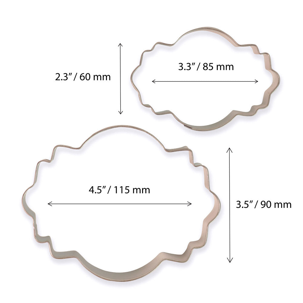 PME Plaque Cutter set of two style 4