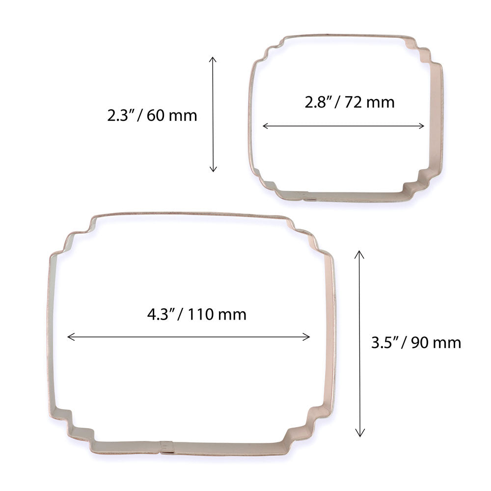 PME plaque cutter set of 2 style 5