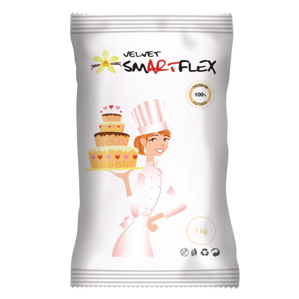 SmartFlex sugarpaste fondant white
